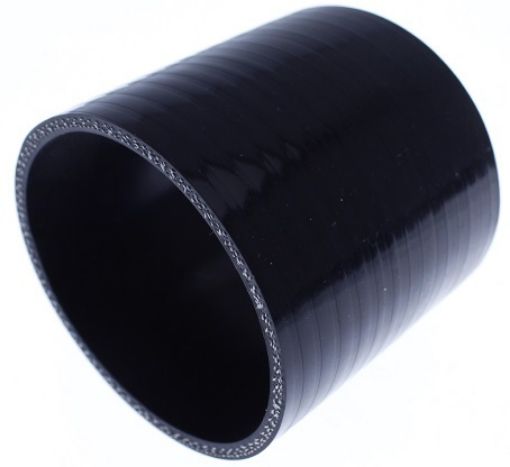 Picture of Straight silicone hose - Black 3 "- 76mm.