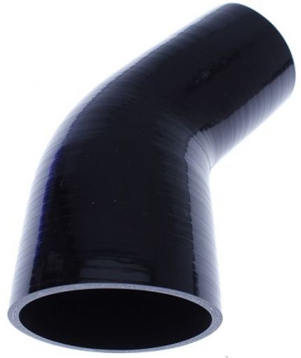 Picture of 2" - 2.25" - 45 degrees silicone bend / reduction - Blue