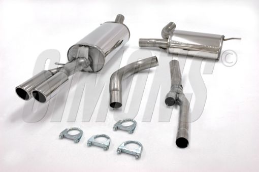 Picture of Simons catback exhaust Audi A4 B5 2WD Sedan/Avant 2.4/2.8 V6
