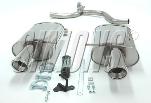 Picture of Simons catback exhaust Audi A4 B6 2WD Sedan/Avant 1.6i/2.0i/1.9 TDI