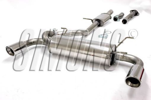 Picture of Simons catback exhaust Mazda MX-5 NB 1.6/1.8 1998–2005 2x100 mm