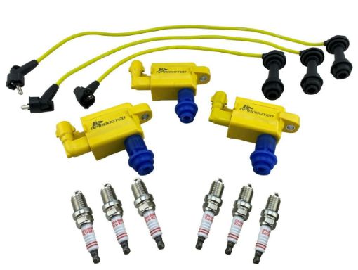 Picture of IGNITION COIL PACKS WIRES SPARK PLUGS FOR SUPRA ARISTO SOARER IS300 VVTI 1JZ 2JZ