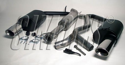 Picture of Simons catback exhaust Saab 9-5 Turbo/Aero 1998-2005 2x90/120 mm