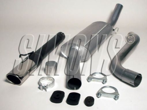 Picture of Simons catback exhaust Saab 900 Turbo with catalytic converter