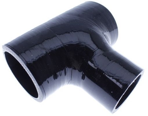 Picture of Tee Silicone Hose - Black 2½ - 32mm. spigot