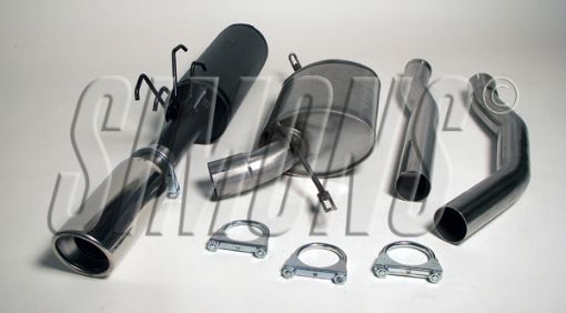 Picture of Simons catback exhaust Volvo 850/S70/V70/C70 Turbo 1x100mm