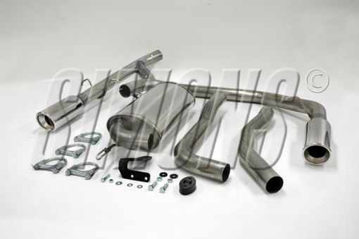 Picture of Simons catback exhaust Volvo 850/S70/V70/C70 Turbo 2x100mm