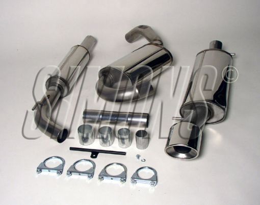 Picture of Simons catback exhaust VW Corrado G60 1.8 16V/G60/2.0/2.9 VR6