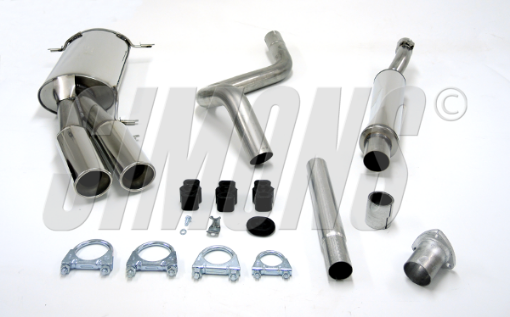 Picture of Simons catback exhaust VW Golf 1 Cabriolet/VW Scirocco 2