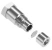 Picture of Oxygen Sensor Extension Spacer Extender Bung Adapter With Catalyst CEL Fix CSV Eliminator Adapter M18x1.5