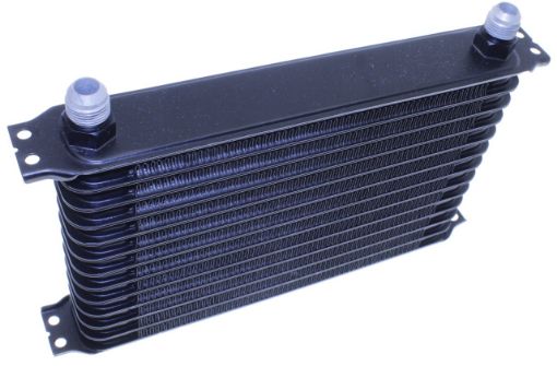 Picture of Oil cooler element - 13 rows AN10 connection - Black