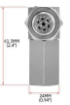 Picture of Lambda probe outlet 90 degrees - (M18x1.5) - With mini catalyst
