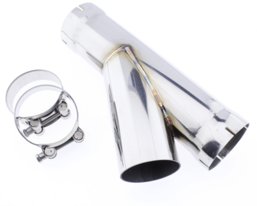 Picture of Y-piece with clamps - 2.5 "/ 63mm.