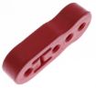 Picture of Red rubber suspension exhaust - Universal - Long