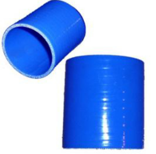 Picture of 2,55" / 65mm. - 1 meter straight silicone hose - Blue