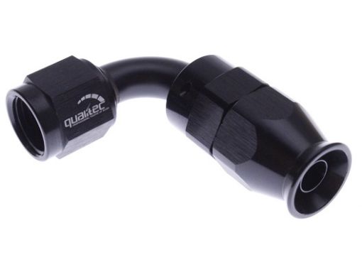 Picture of 90degrees. PTFE AN fitting - AN-6 - Black
