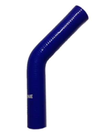 Picture of 1,38'' / 35mm. - 45 Degree Silicone Bend - Blue