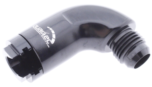 Picture of 90deg. AN Female Quick Connect - AN-8 -> 3/8" Female Hard Tube