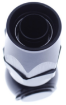 Picture of 90dgr. AN12 PTFE fitting - Banjo fit - Black alu