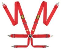 Picture of 3 "6-point harness (FIA approved) - Red