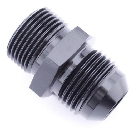 Picture of AN4 Male - M12x1.50 Male - Nipple Fitting - Black Alu