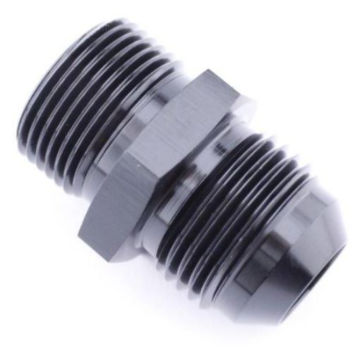 Picture of AN8 Male - M10x1.25 Male - Nipple Fitting - Black Alu