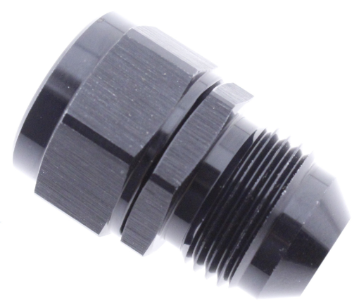 Picture of AN6 Male - M12x1.5 Female - Nipple adapter - Black alu
