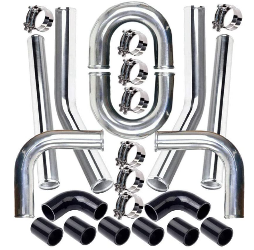 Picture of Intercooler piping kit 3" - Black