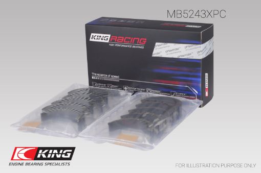 Picture of King Nissan SR20DE/DET (2.0L) (Size STD) Performance Coated Main Bearing Set