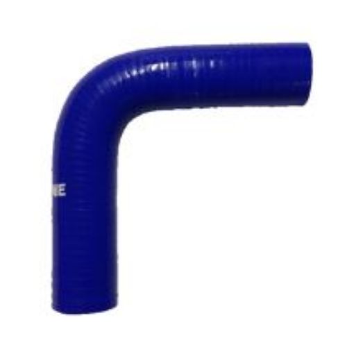 Picture of 1,1'' / 28mm. - 90 Degree Silicone Bend - Blue