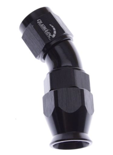 Picture of 30gr. PTFE AN fitting - AN-8 - Black - High Flow
