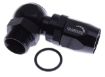 Picture of 90dgr. 1-1/16"-12 - AN12 hose - Black alu