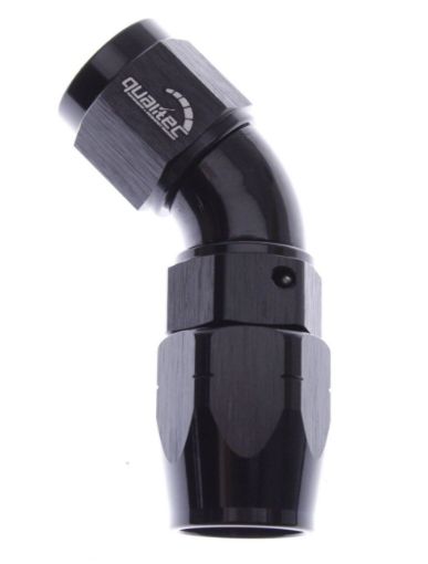 Picture of 45degrees. AN fitting - AN-6 - Black - High flow