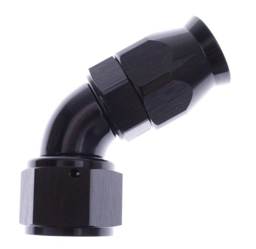 Picture of 60gr. PTFE AN fitting - AN-10 - Black - High flow