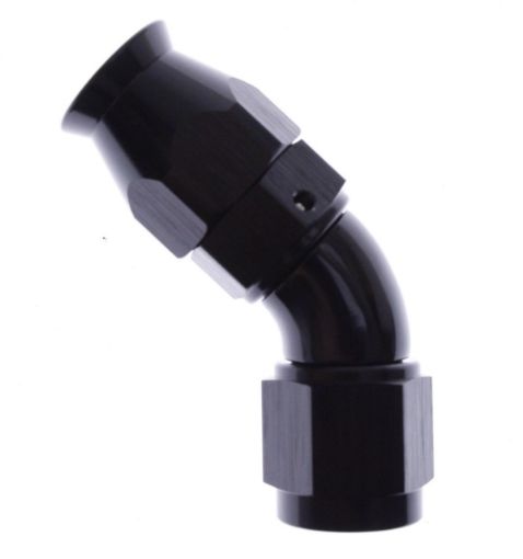 Picture of 60gr. PTFE AN fitting - AN-6 - Black - High flow