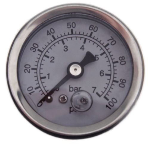 Picture of Petrol pressure UR / indicator / pressure gauge - 0-7 bar