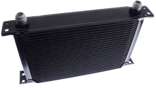 Picture of Mocal style - Oil cooler element - 25 rows AN10 connection - Black