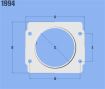 Picture of Vibrant MAF Sensor Adapter Plate for Subaru applications use w/ 3in Inlet I.D. filters only