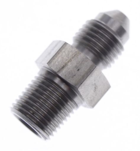Picture of AN3 Male - 1/8 "NPT Male - Nipple Fitting - Stainless steel