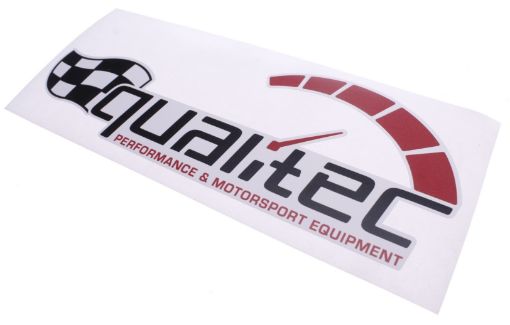 Picture of Qualitec race sticker white 250 mm