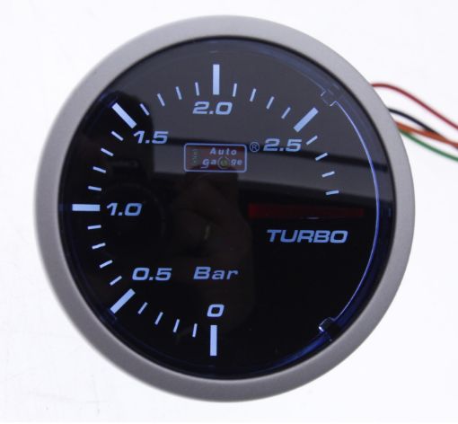 Picture of Autogauge Charge Pressure - LiteDark - 3 Bar (Outer decoration is a bit bright in color)