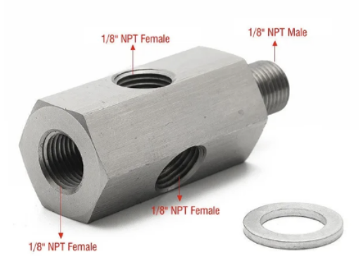 Picture of 1/8"-27 NPT Oil Adapter - Outlet