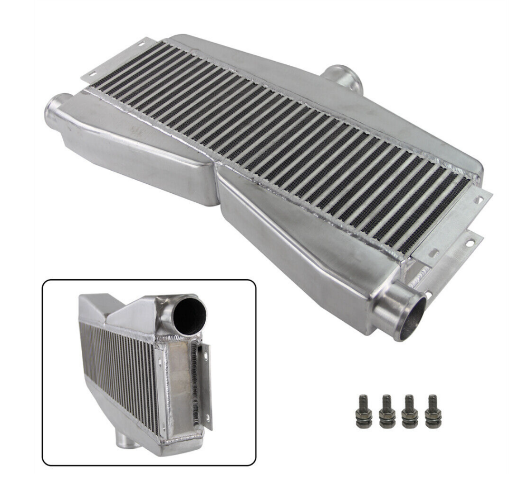 Picture of 2-INLET 1-OUTLET ALUMINUM INTERCOOLER - Top outlet