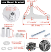 Picture of Aluminum Alloy LS/LS1 Alternator Bracket auto product Car accessories Fit for Camaro Durable Generator W/ Rear Brace