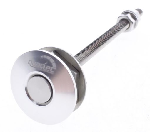 Picture of Push clip - Helmet lock - Silver (OD: 32mm - L: 100mm))