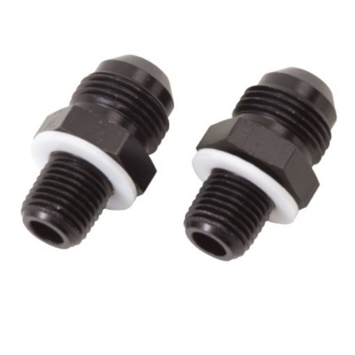 Picture of AN8 Male - 1/4" NPSM Male - Nipple adapter - 2 per pack.
