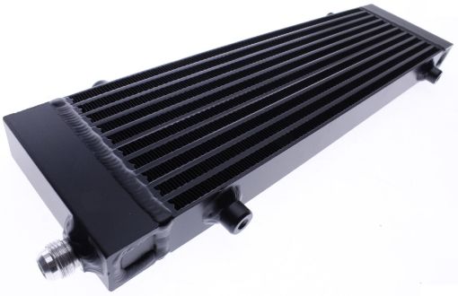 Picture of Universal Dual Pass bar & Plate Oil Cooler - Large - Sort - AN10 - High Flow