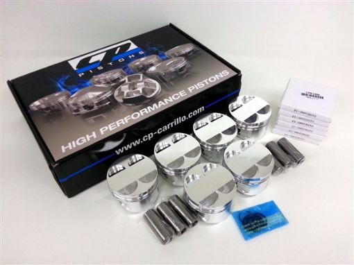Picture of CP Piston & Ring Set for Toyota 1JZGTE/2JZGTE - Bore (87mm) - Size (+1.0mm) - CR (9.0/10.0) Set of 6