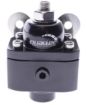 Picture of Qualitec carburettor fuel pressure regulator 2x AN6 / 1x AN6 black