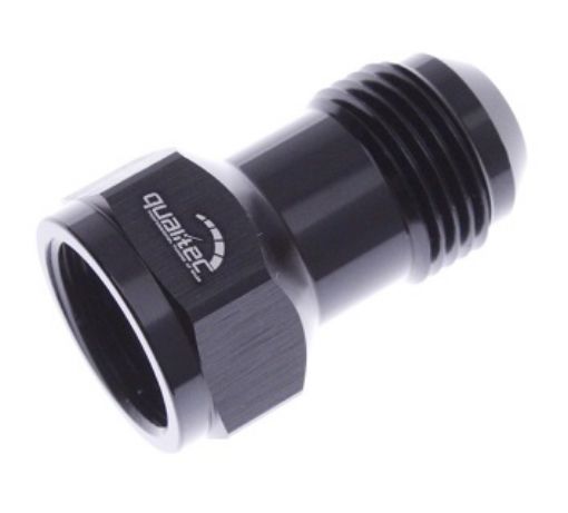 Picture of Straight AN-4 extension - Black alu
